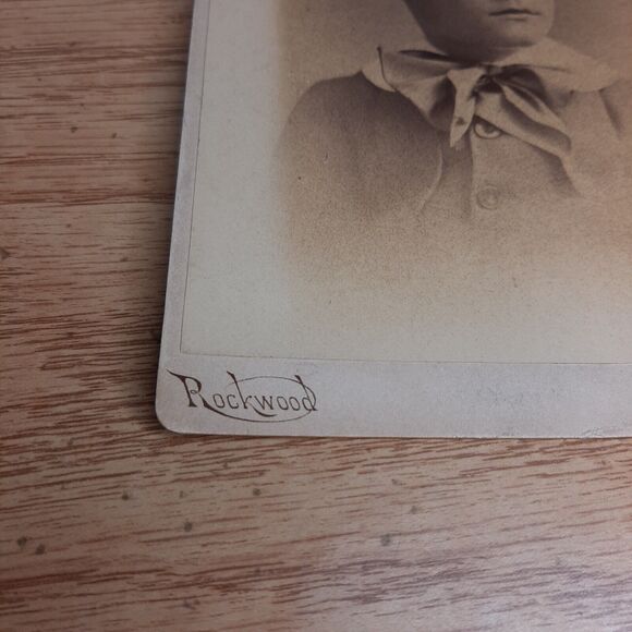 Cabinet Card Photo Austen Hoppin Fox NYC Union Square George Rockwood - Picture 4 of 11